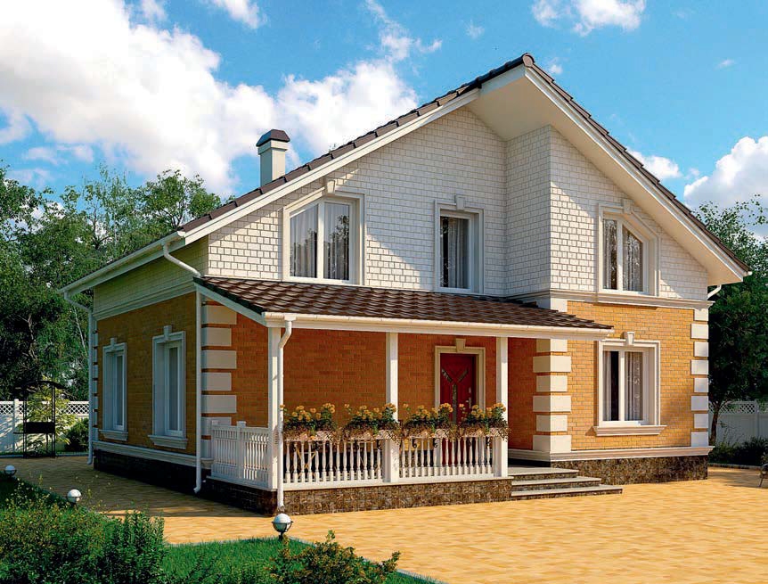 проект дома из газобетона AS-2274 строительство под ключ за 2 290 000 рублей