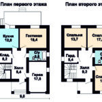 планировка первого и второго этажа