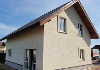 проект дома из газобетона Дом 145м2 2ух этажный, Елизаветинское строительство под ключ за  рублей