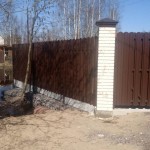 наша работа Забор Разлив, габионы