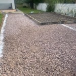 наша работа Гараж каркасник на плите, Большая горка