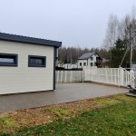 наша работа Гараж каркасник на плите, Большая горка