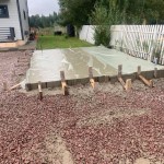 наша работа Гараж каркасник на плите, Большая горка