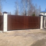 наша работа Забор Разлив, габионы