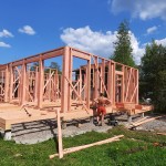 наша работа Дом каркасник на сваях, Белоостров 96 м2