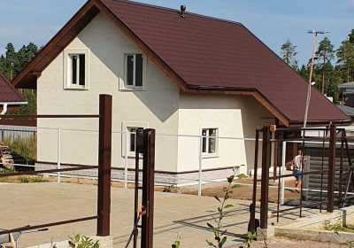 проект дома из газобетона Дом из газобетона 135м2, КП Сияние строительство под ключ за  рублей