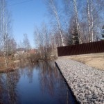 наша работа Забор Разлив, габионы