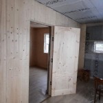 наша работа Дом 5-5 ,хозблок на сваях. Синявино