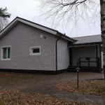 наша работа Устройство фасада, Поляны