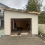 наша работа Гараж каркасник на плите, Большая горка