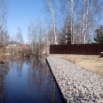 наша работа Забор Разлив, габионы