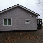 наша работа Устройство фасада, Поляны