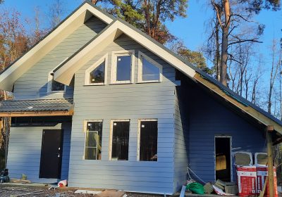 проект дома из газобетона Дом каркасник, Токсово строительство под ключ за  рублей