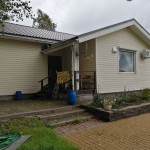 наша работа Устройство фасада, Поляны