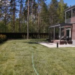 наша работа Устройство рулонного газона, Сосново