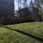 наша работа Устройство рулонного газона, Сосново