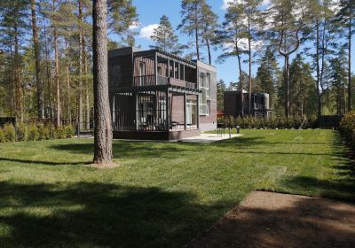 проект дома из газобетона Устройство рулонного газона, Сосново строительство под ключ за  рублей