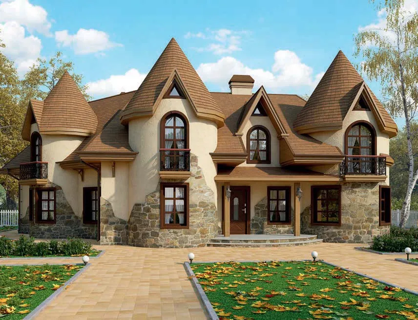 проект дома из газобетона AS-2219 строительство под ключ за итого 8 072 000 рублей