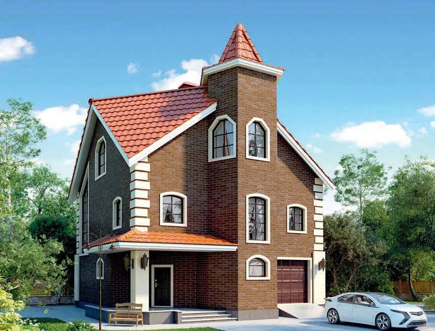 проект дома из газобетона AS-2262 строительство под ключ за итого 11 708 000 рублей