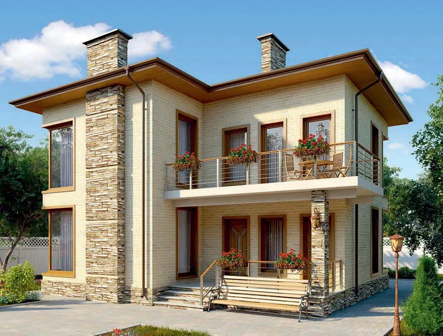 проект дома из газобетона AS-2276 строительство под ключ за итого 5 760 000 рублей