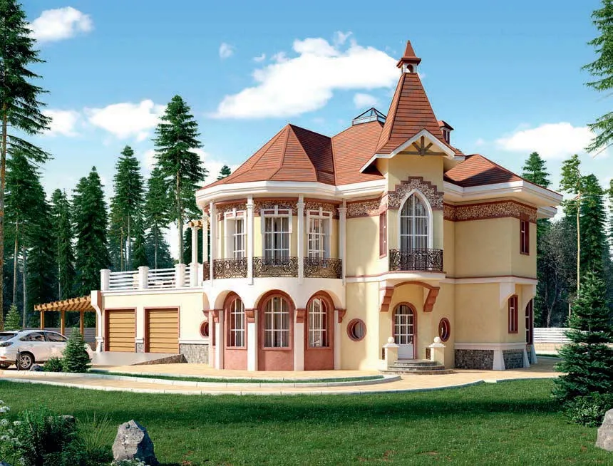 проект дома из газобетона AS-2298 строительство под ключ за итого 17 844 000 рублей