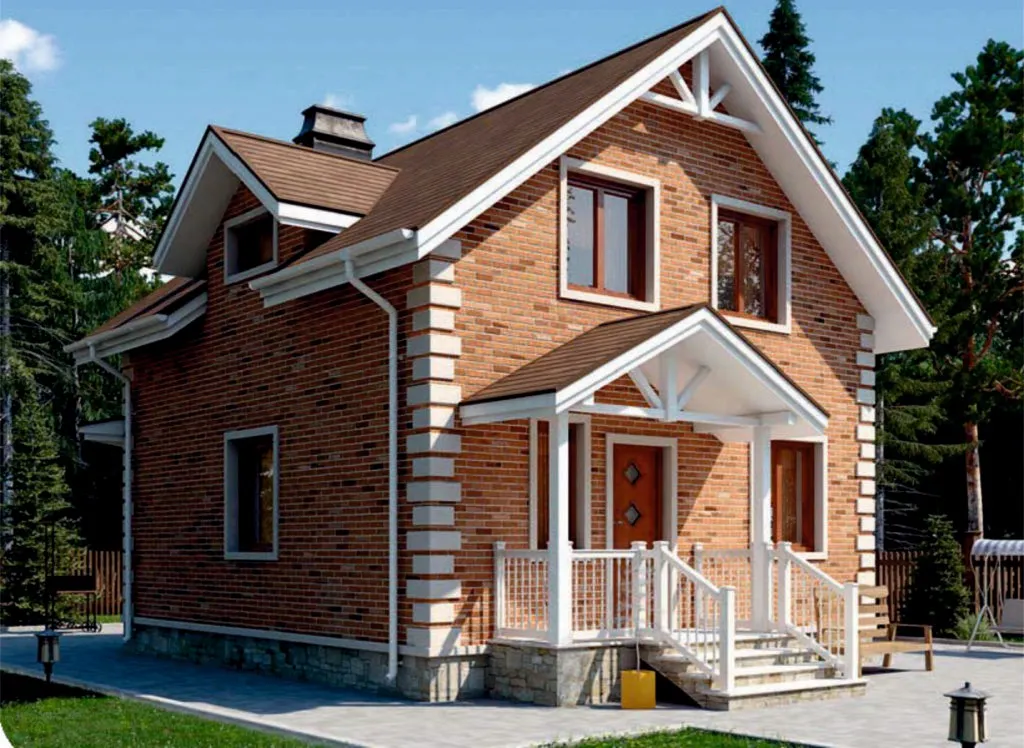 проект дома из газобетона AS-2283 строительство под ключ за итого 4 412 000 рублей