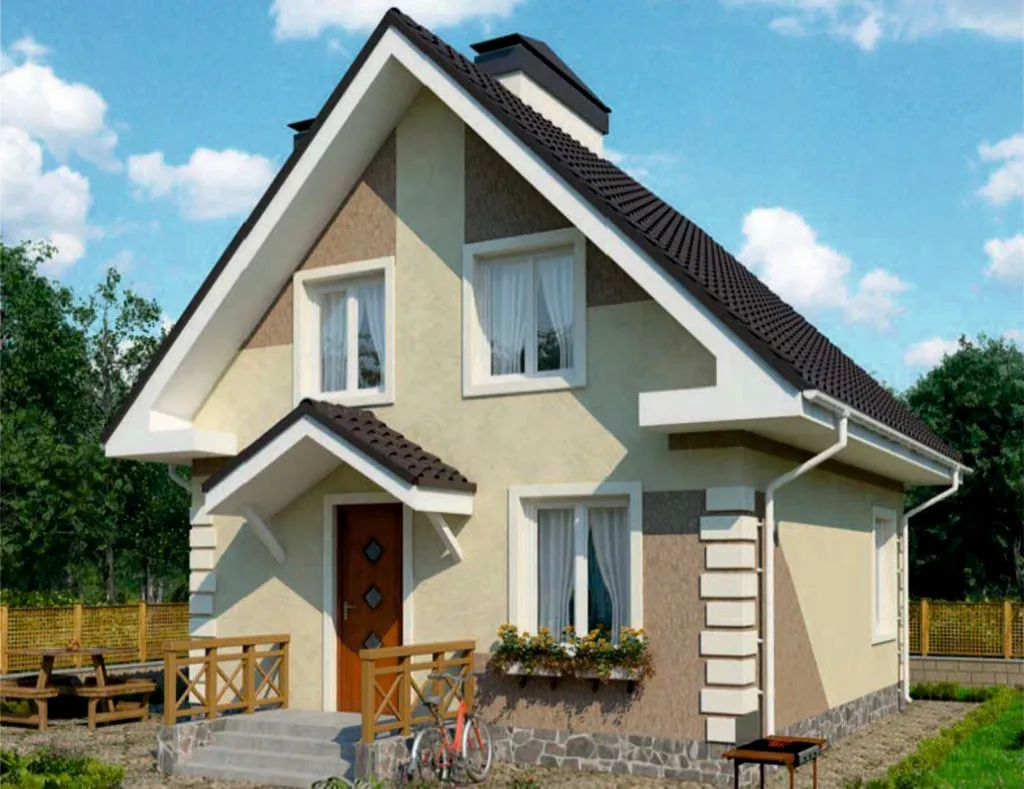 проект дома из газобетона AS-1626 строительство под ключ за итого 3 756 000 рублей