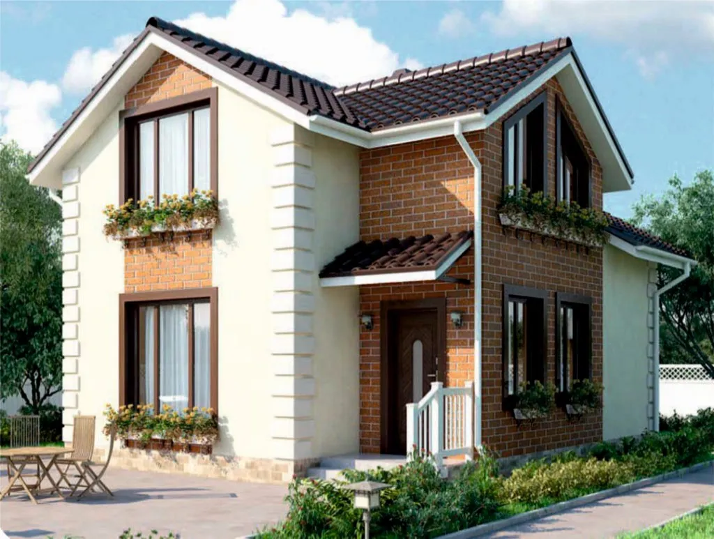 проект дома из газобетона AS-2051 строительство под ключ за итого 3 348 000 рублей