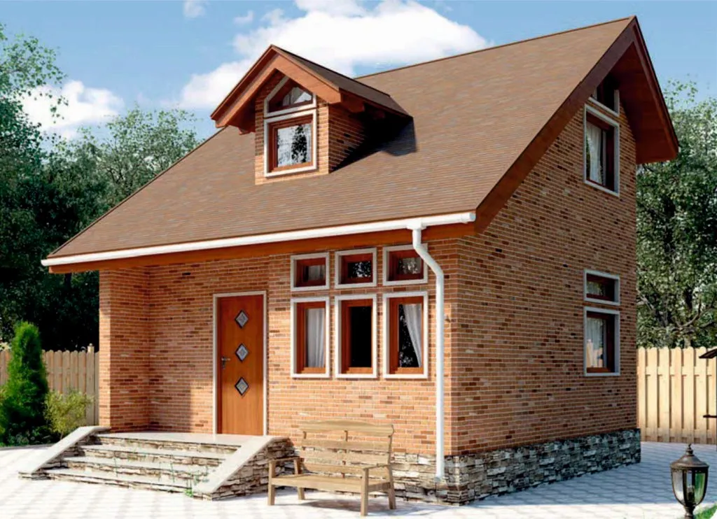 проект дома из газобетона AS-2302 строительство под ключ за итого 1 916 000 рублей